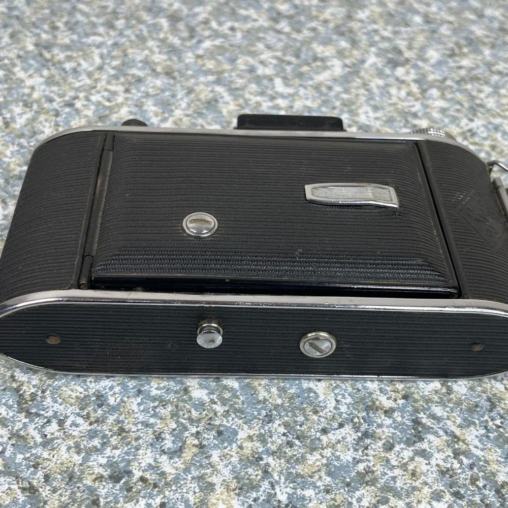 Agfa Ansco Viking Folding Camera Black Anastigmat f/6.3 Lens Vintage Display